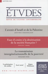 Etudes N° 4322, janvier 2025