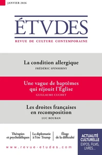 Etudes N° 4333, janvier 2026
