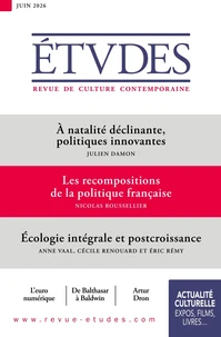 Etudes N° 4338, juin 2026