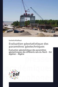 Evaluation géostatistique des paramètres géotechniques