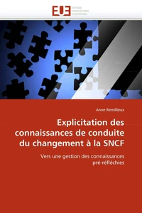 Explicitation des connaissances de conduite du changement à la sncf