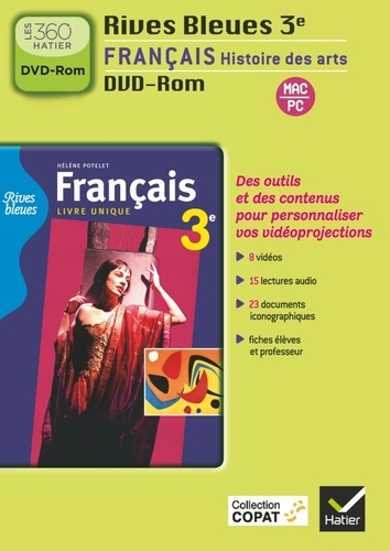 Hélène Potelet - Français Histoire des arts 3e Rives bleues. 1 DVD