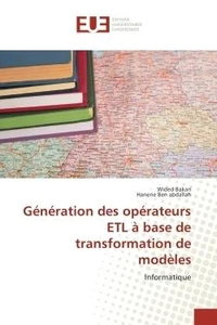 Generation des operateurs eTL A base de transformation de modeles