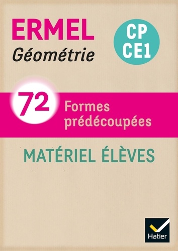  Hatier - Géométrie CP-CE1 - 72 formes prédécoupées.