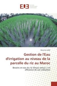  Lage-m - Gestion de l''eau d''irrigation au niveau de la parcelle du riz au maroc.