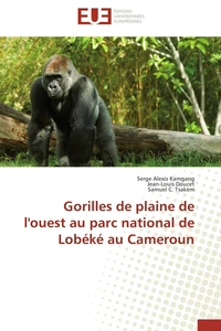 Gorilles de plaine de l'ouest au parc national de Lobéké au Cameroun