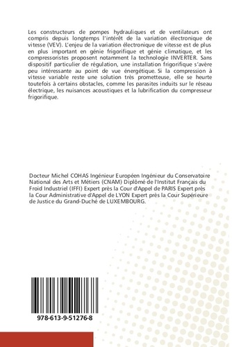 Groupe frigorifique et charges thermiques externes. Intérêt de la variation électronique de vitesse