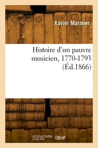 Histoire d'un pauvre musicien, 1770-1793