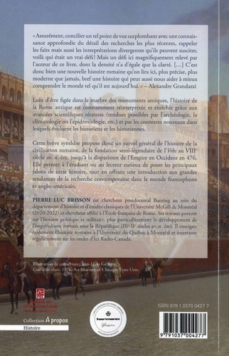 Histoire de la Rome antique. Une introduction