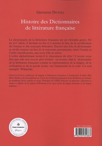 Histoire des dictionnaires de littérature française