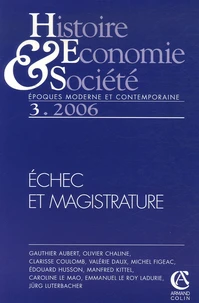 Echec et magistrature