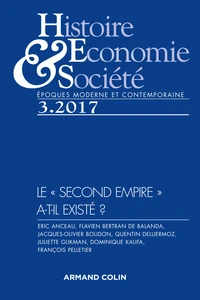 Histoire, Economie & Société N° 3, octobre 2017