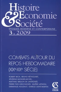 Combats autour du repos hebdomadaire (XIXe-XXe siècle)