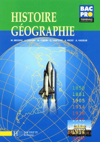  Hachette - Histoire Géographie Bac Pro Tle.