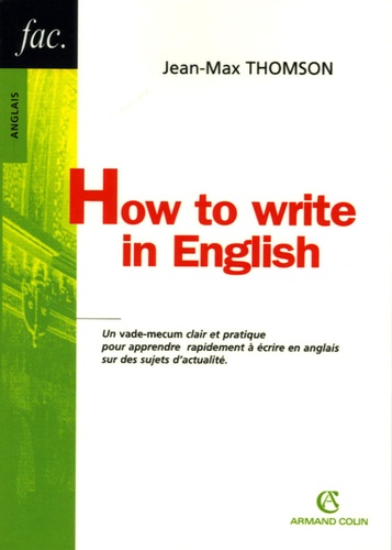 How to write in English