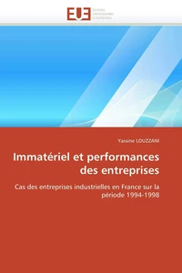 Immatériel et performances des entreprises