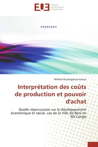 Interprétation des coûts de production et pouvoir d'achat
