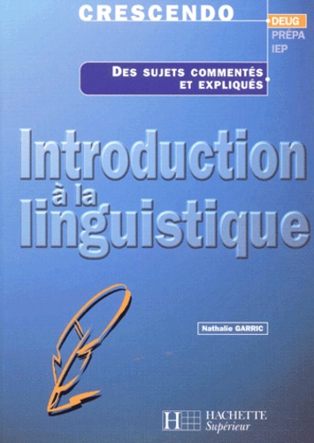 Introduction à la linguistique