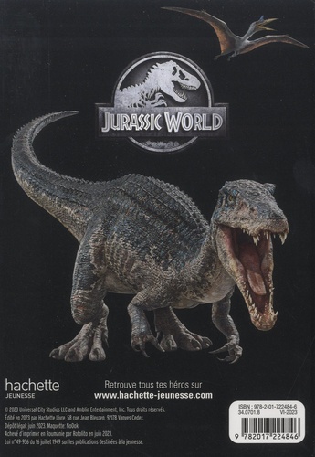 Agenda Jurassic World  Edition 2023-2024