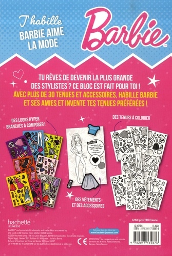 Barbie aime la mode. + de 300 stickers