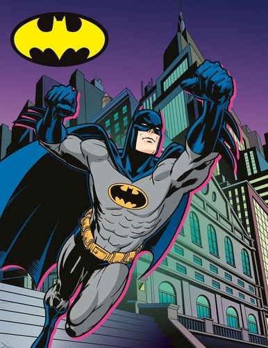  Hachette Jeunesse - Batman - Cahier grands carreaux petit format.