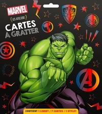  Hachette Jeunesse - Cartes à gratter Marvel - Les ateliers. Avec 1 livret ; 7 cartes ; 1 stylet.