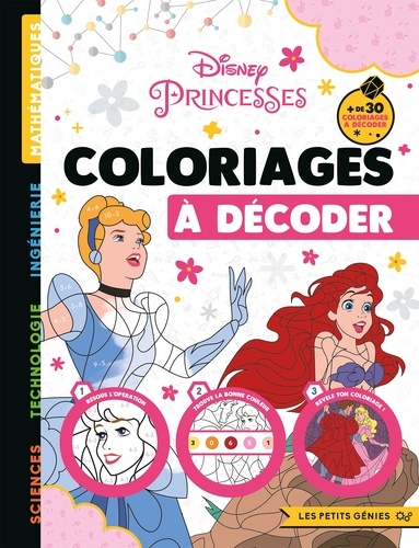 Coloriages à décoder Disney Princesses