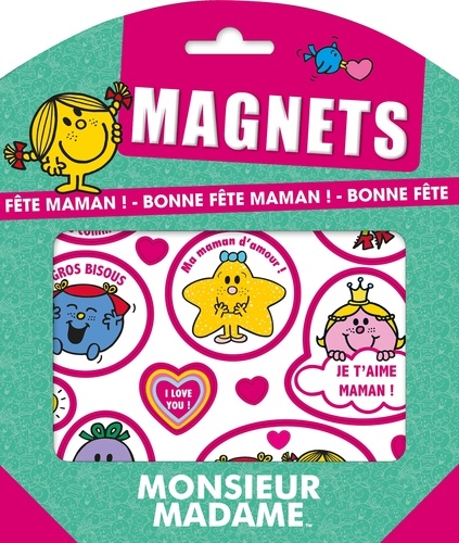Magnets Monsieur Madame. Bonne fête maman !