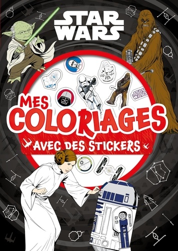 Mes coloriages avec stickers Star Wars