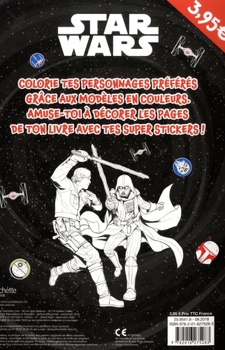 Mes coloriages avec stickers Star Wars