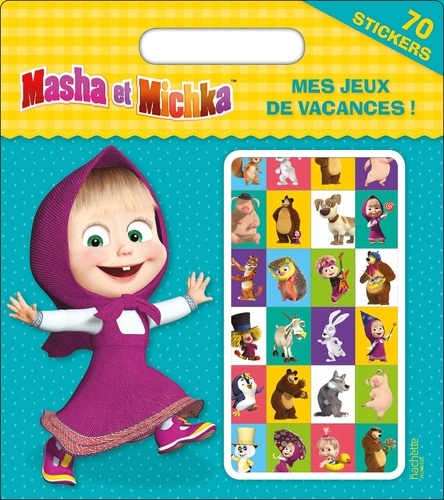  Hachette Jeunesse - Mes jeux de vacances Masha et Michka - Avec 70 stickers.