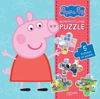  Hachette Jeunesse - Mon petit livre puzzle Peppa Pig - 5 histoires et puzzles.