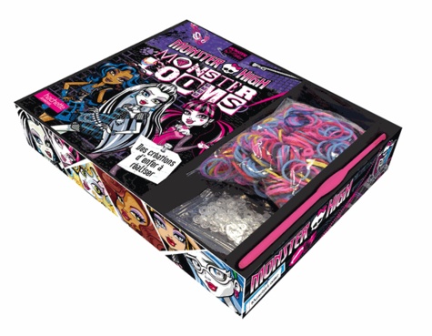  Hachette Jeunesse - Monster High, Monster Looms - Avec 600 élastiques looms, un crochet de tressage et 20 fermoirs.