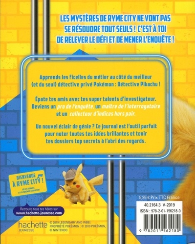Pokémon Détective Pikachu. Journal du film