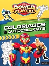  Hachette Jeunesse - Power Players - Coloriages & autocollants.