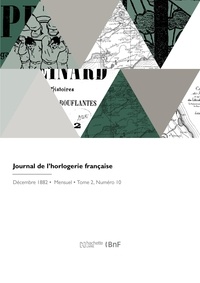 Syndicale de Chambre - Journal de l'horlogerie française.