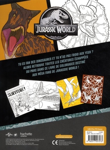 Jurassic World. Coloriages pour les méga fans