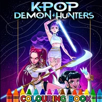 k-Pop Demon Hunters Livre De Coloriage