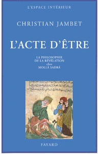 L'acte d'être.