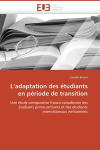 L adaptation des étudiants en période de transition