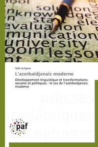 L azerbaïdjanais moderne