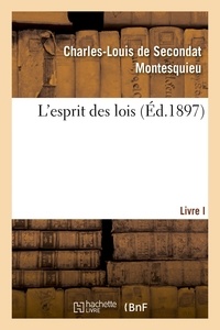  Hachette BNF - L'esprit des lois.