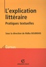 Ridha Bourkhis - L'explication littéraire - Pratiques textuelles.