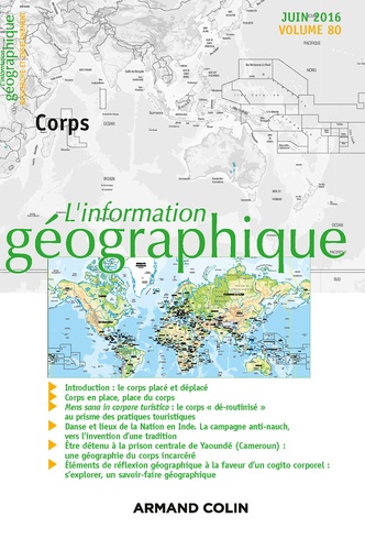 Isabelle Lefort - L'information géographique N° 80, juin 2016 : Corps.