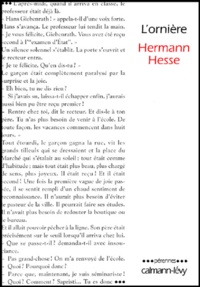 Hermann Hesse - L'ornière.