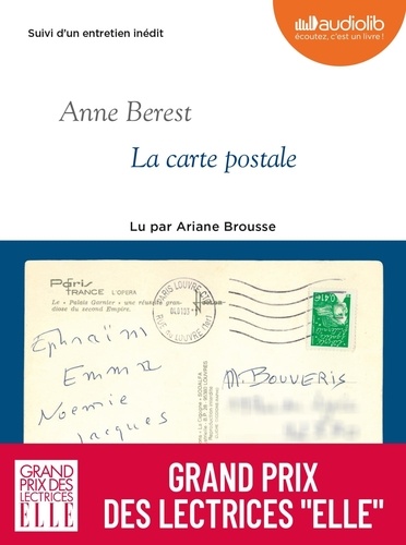 Anne Berest - La carte postale. 2 CD audio MP3