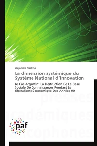 La dimension systémique du système national d innovation