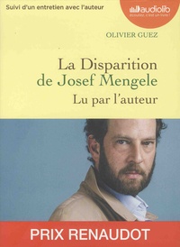 Olivier Guez - La disparition de Josef Mengele. 1 CD audio MP3