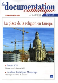 Le place de la religion en Europe
