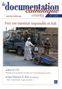 Pour une transition responsable en Irak